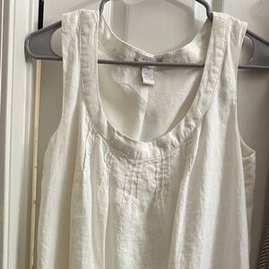Size 12 Tweeds Simple Linen Silk Lined  Dress